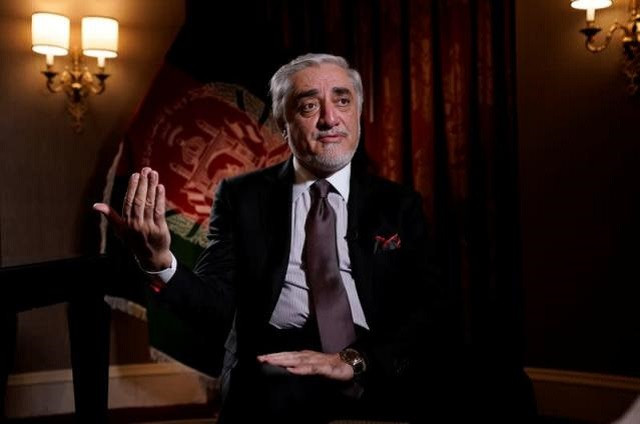 chairman of afghanistan s high council for national reconciliation abdullah abdullah looks on during an interview with reuters at the willard hotel in washington d c u s june 25 2021 photo reuters