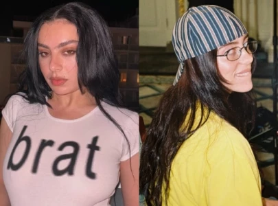 charli xcx and billie eilish donate all the underwear from the brat video to homeless women