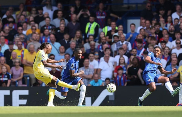 crystal palace salvage draw at chelsea with eze s second half strike crystal palace salvage draw at chelsea with eze s second half strike