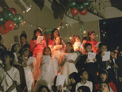 singing for a merry christmas