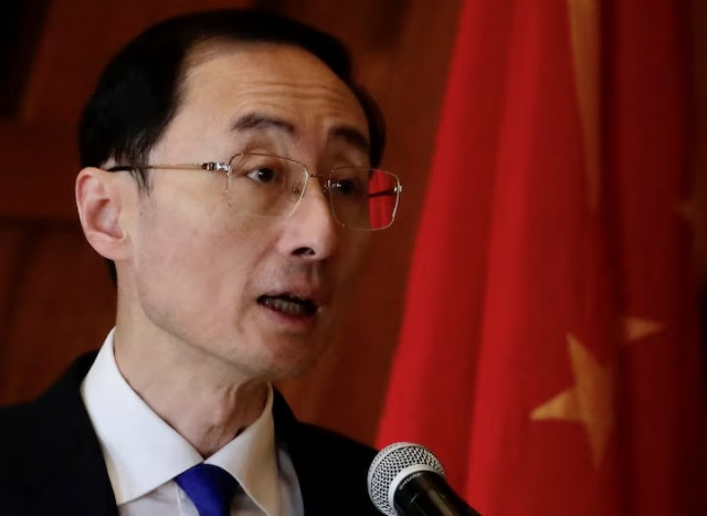 china s vice foreign minister sun weidong speaks during the bcm on the south china sea in manila philippines march 24 2023 photo reuters china s vice foreign minister sun weidong speaks during the bcm on the south china sea in manila philippines march 24 2023 photo reuters