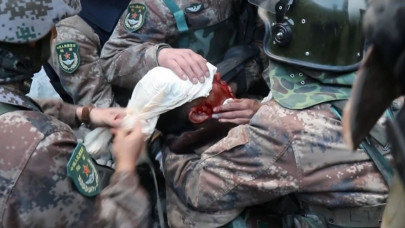 china shares dramatic video of mountain clash with india troops china shares dramatic video of mountain clash with india troops