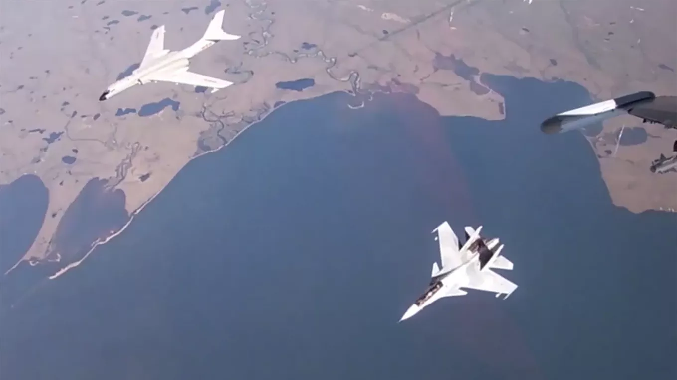 russian and chinese strategic bombers conduct joint patrol near alaska russian and chinese strategic bombers conduct joint patrol near alaska