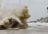waves crash on the coast of sansha town as typhoon gaemi approaches in ningde fujian province china on july 25 2024 photo reuters