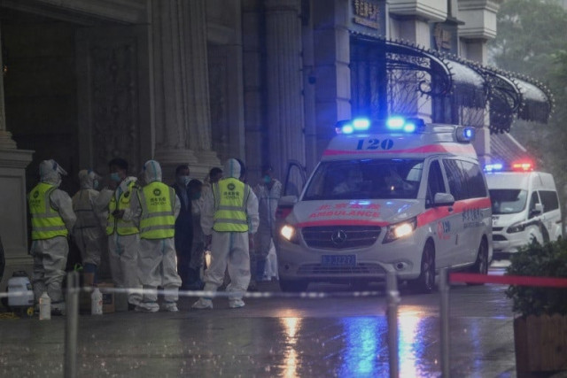 the high end legendale hotel in downtown beijing has been locked down after media reported an imported case was found among the guests photo afp file the high end legendale hotel in downtown beijing has been locked down after media reported an imported case was found among the guests photo afp file