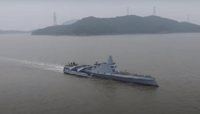 89 metre 292 foot ship would be operational by year end with a top speed of 18 knots screengrab scmp