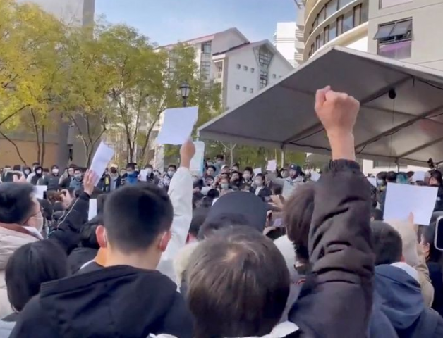 clashes in shanghai as covid protests flare across china clashes in shanghai as covid protests flare across china
