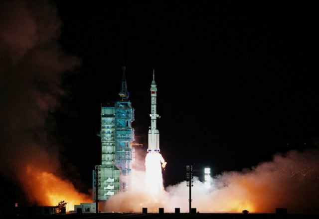 china rocket blasts off for longest crewed mission to space station china rocket blasts off for longest crewed mission to space station