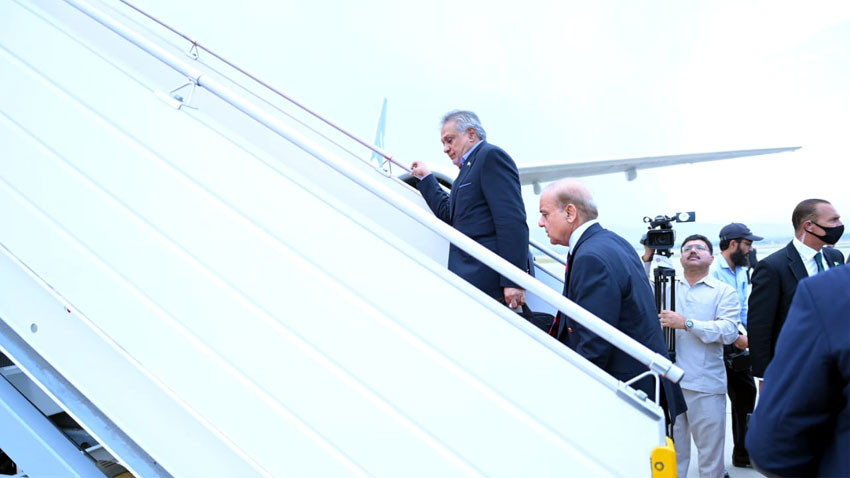 prime minister shehbaz sharif leaves for china on nov 01 2022 photo radio pakistan