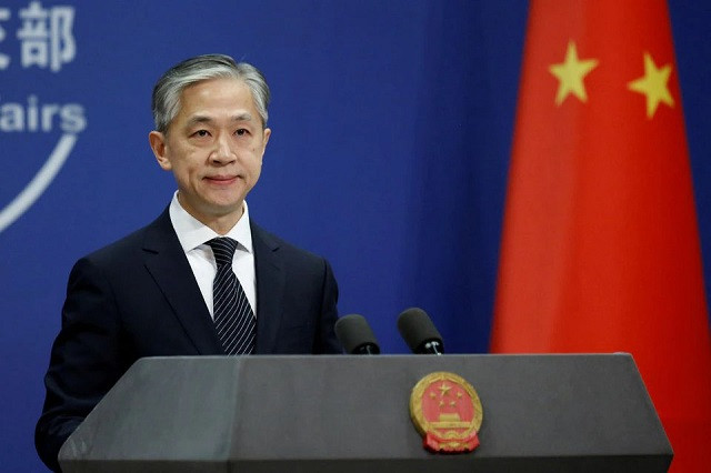 chinese foreign ministry spokesperson wang wenbin attends a news conference in beijing china november 9 2020 photo reuters