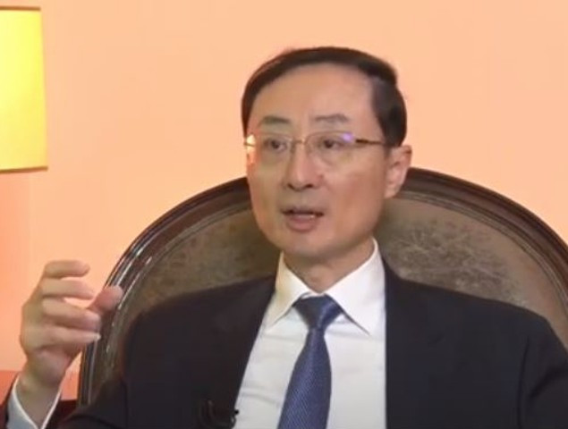 chinese vice foreign minister sun weidong screengrab chinese vice foreign minister sun weidong screengrab