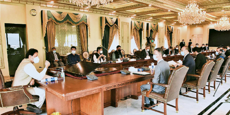 a delegation of chinese companies called on pm imran in islamabad photo pid