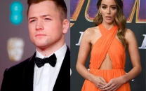 taron egerton and chloe bennet seen dining together in los angeles taron egerton and chloe bennet seen dining together in los angeles