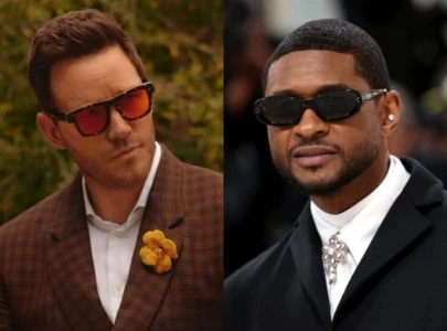 chris pratt asks usher to be good to his wife who is a huge fan