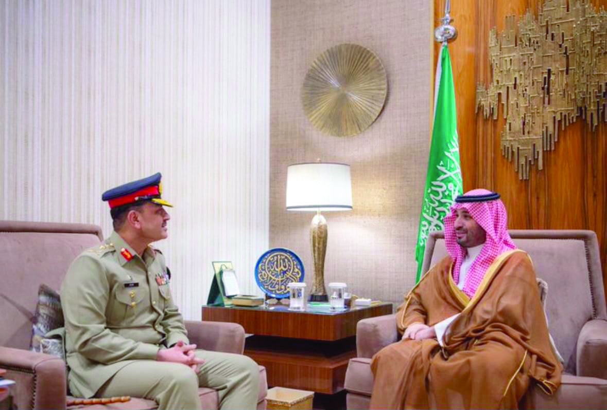 coas gen asim munir calls on saudi crown prince mohammed bin salman photo ispr