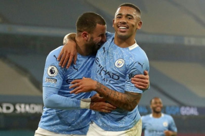 man city face man utd test on march towards history