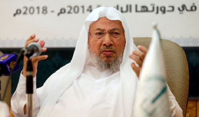 chairman of the international union of muslim scholars youssef al qaradawi r speaks during a news conference in doha june 23 2014 photo reuters chairman of the international union of muslim scholars youssef al qaradawi r speaks during a news conference in doha june 23 2014 photo reuters
