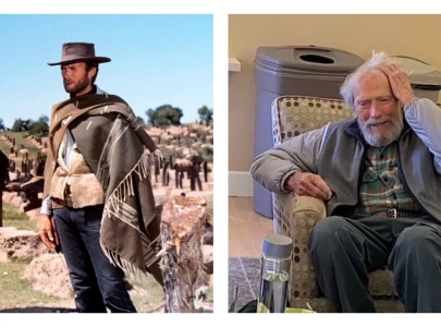 clint eastwood settles debate on the true colour of his iconic poncho