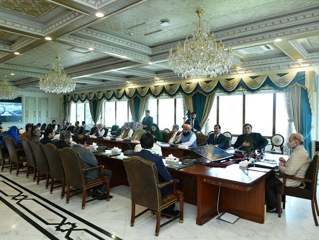 prime minister shehbaz sharif chairs a meeting of the leaders of the coalition partners in islamabad photo online