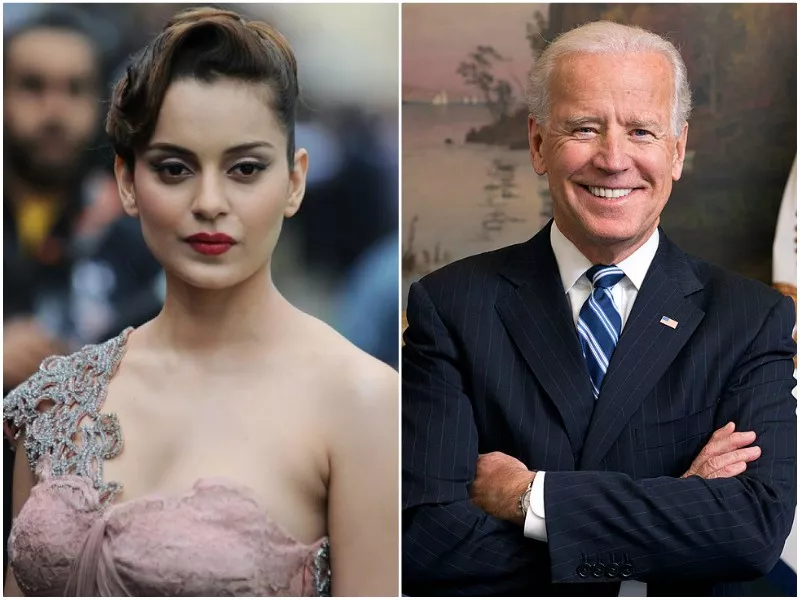 kangana ranaut calls joe biden ghajni biden kangana ranaut calls joe biden ghajni biden