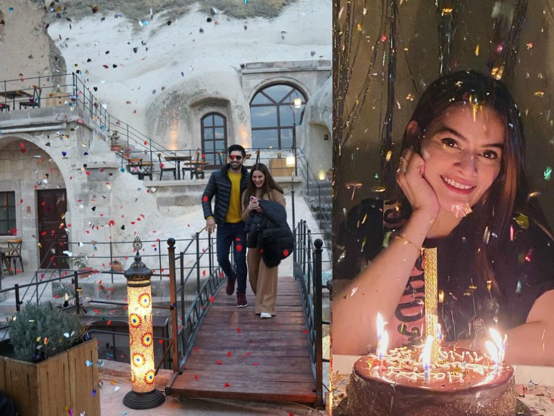 in pictures aiman minal s birthday celebrations leave fans in awe