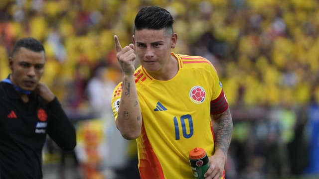 james rodriguez secures colombia s 2 1 win against messi less argentina in world cup qualifier