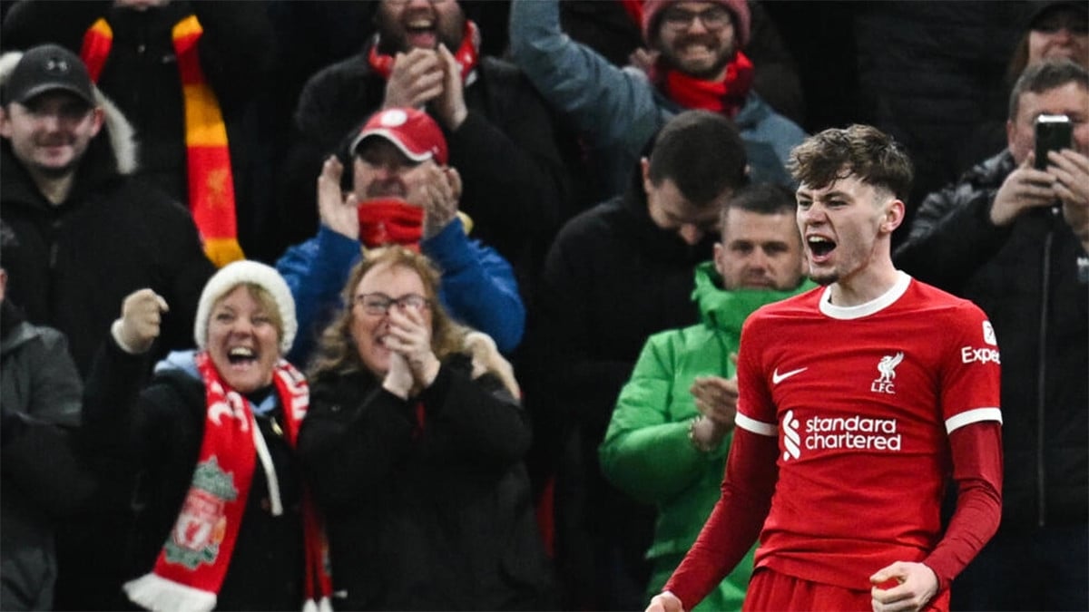 rising star conor bradley scored in liverpool s 4 1 win over chelsea photo afp