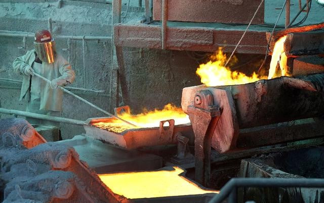 copper is not far off all time record of 10 190 a tonne achieved in february 2011 photo reuters copper is not far off all time record of 10 190 a tonne achieved in february 2011 photo reuters