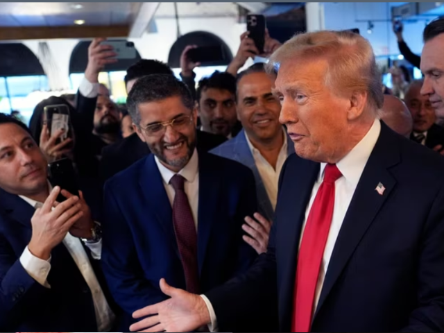 trump visits dearborn michigan the capital of arab america ahead of election