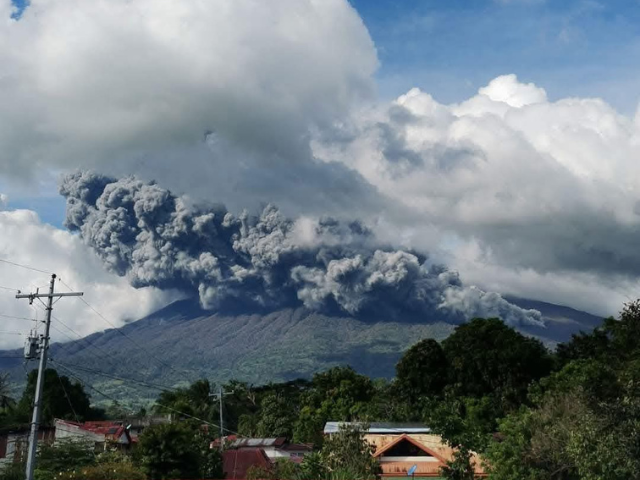 kanlaon volcano erupts in central philippines