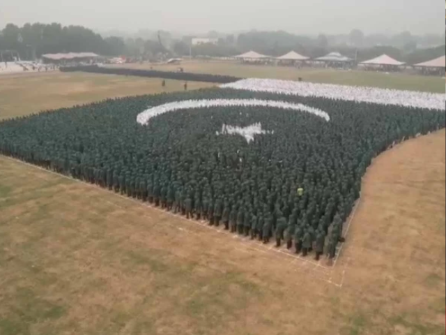 WATCH: Pakistan sets Guinness World Record for largest human flag