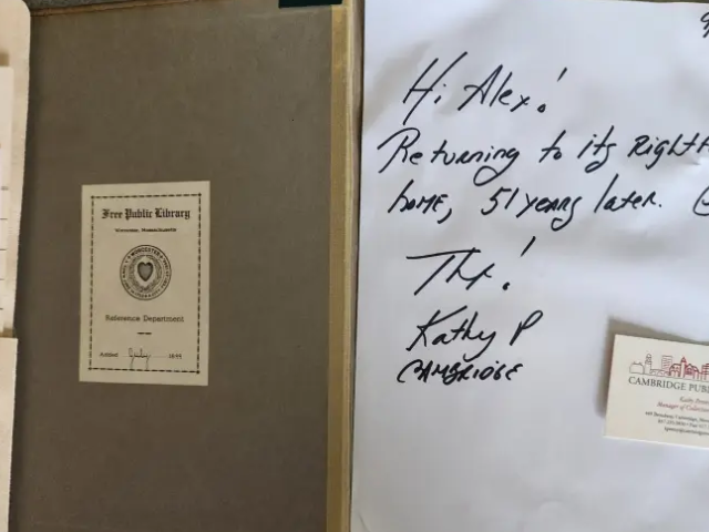 1899 library book returned five decades later in perfect condition