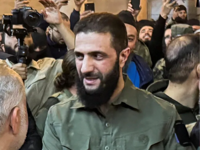 ahmed al sharaa the leader of hts previously used the name abu mohammed al jolani reuters