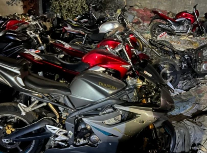 smuggled heavy bikes seized in dha raid