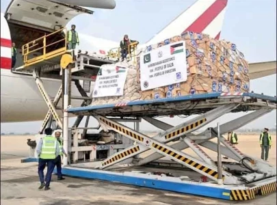 pakistan sends tenth humanitarian aid shipment to palestine
