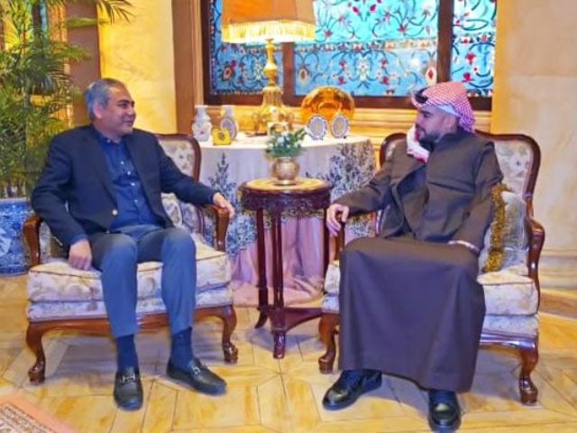 pakistan cricket board pcb chairman mohsin naqvi meets with saudi arabian cricket federation sacf chairman prince saud bin mishal al saud on december 18 2024 app