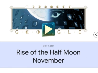google celebrates november s half moon cycle featuring lunar phases