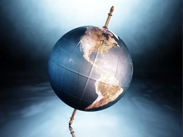 human impact causes 31 5 inch shift in earth s axis