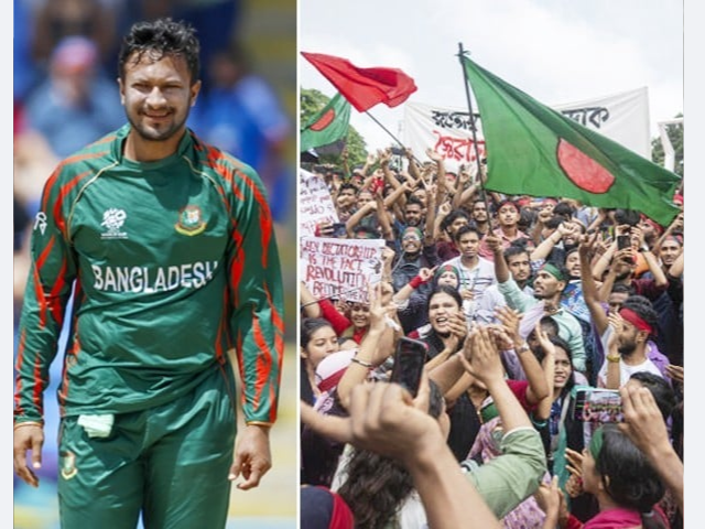 Shakib Al Hasan apologises to nation for silence amid political unrest