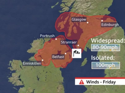 red warnings issued as storm owyn heads for uk and ireland