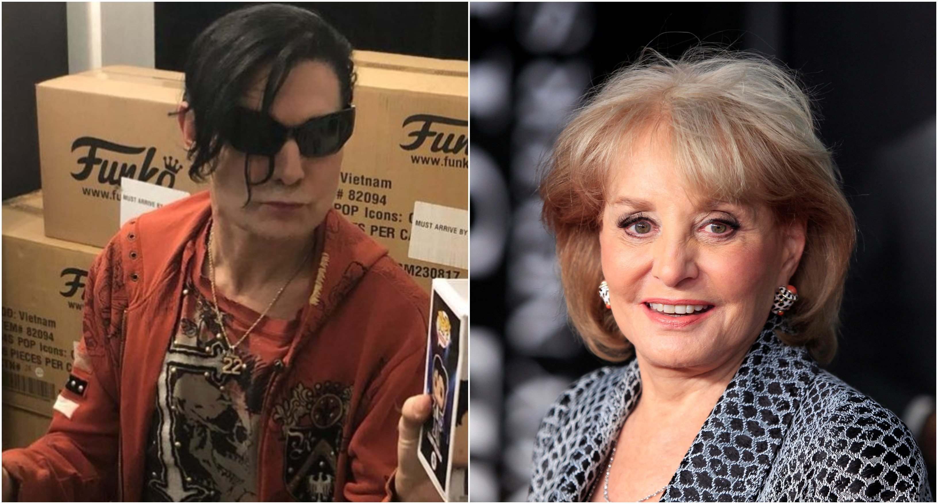 collage of corey feldman courtesy cdogg22 and barbara walters courtesy reuters