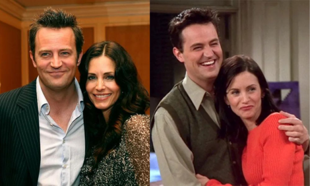 courteney cox feels late friends co star matthew perry s presence courteney cox feels late friends co star matthew perry s presence