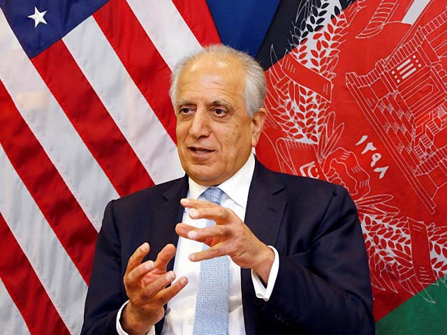 the us special envoy for afghanistan zalmay khalilzad during an interview photo reuters