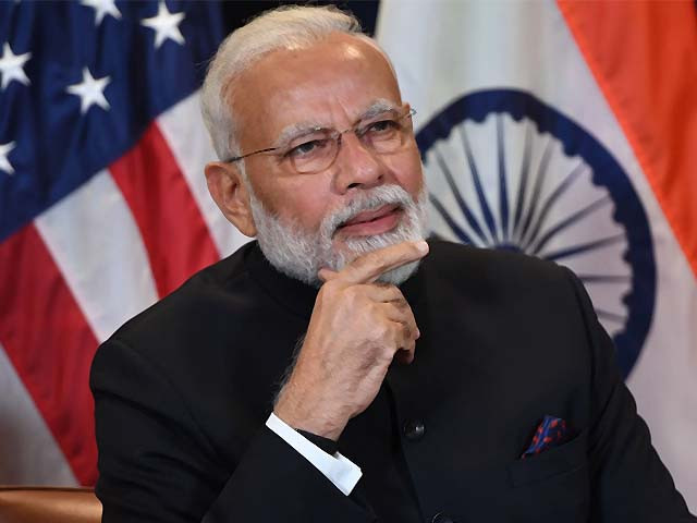 indian prime minister narendra modi at a meeting at the un headquarters in 2019 photo afp