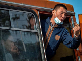 a protester shouts during a rally to demand the authorities to hand over weapons to volunteers willing to support residents of kyrgyzstan s southern batken province following clashes with tajik troops photo afp