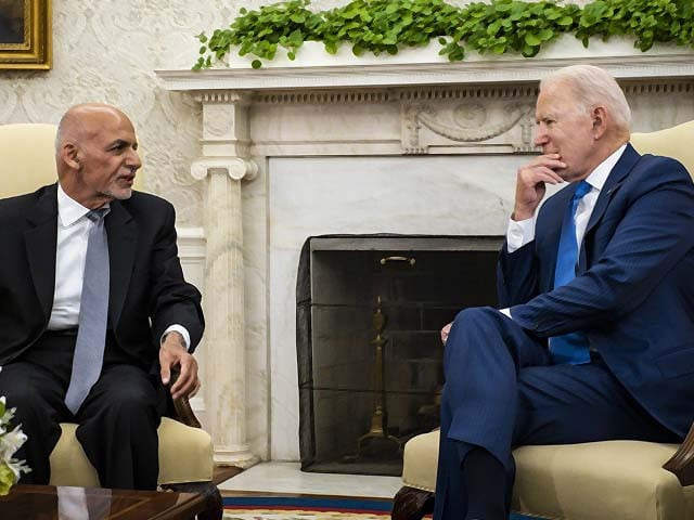 us president joe biden hosts afghanistan president ashraf ghani photo afp us president joe biden hosts afghanistan president ashraf ghani photo afp