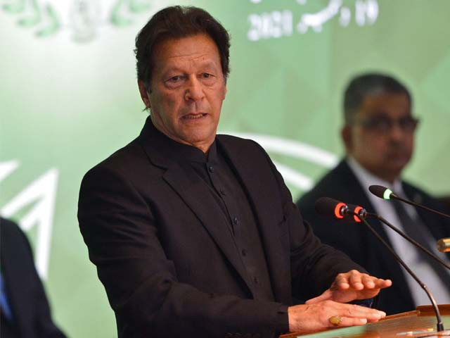 prime minister imran khan speaks during a meeting in islamabad photo afp file