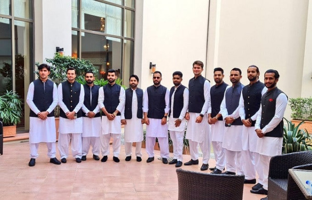 watch pakistan cricket team arrives to meet pm imran watch pakistan cricket team arrives to meet pm imran