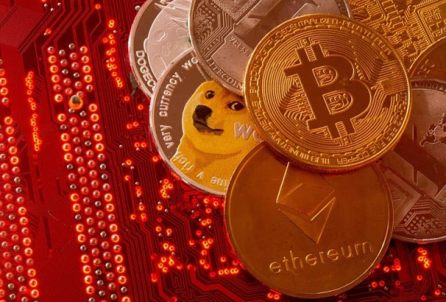 representations of cryptocurrencies bitcoin ethereum dogecoin ripple litecoin are placed on pc motherboard june 29 2021 photo reuters representations of cryptocurrencies bitcoin ethereum dogecoin ripple litecoin are placed on pc motherboard june 29 2021 photo reuters