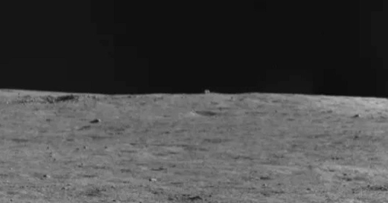 an image provided by our space a science website affiliated with china national space administration and according to the website was captured by chinese rover yutu 2 on the far side of the moon shows a cube like object in this image provided to reuters december 8 2021 photo reuters